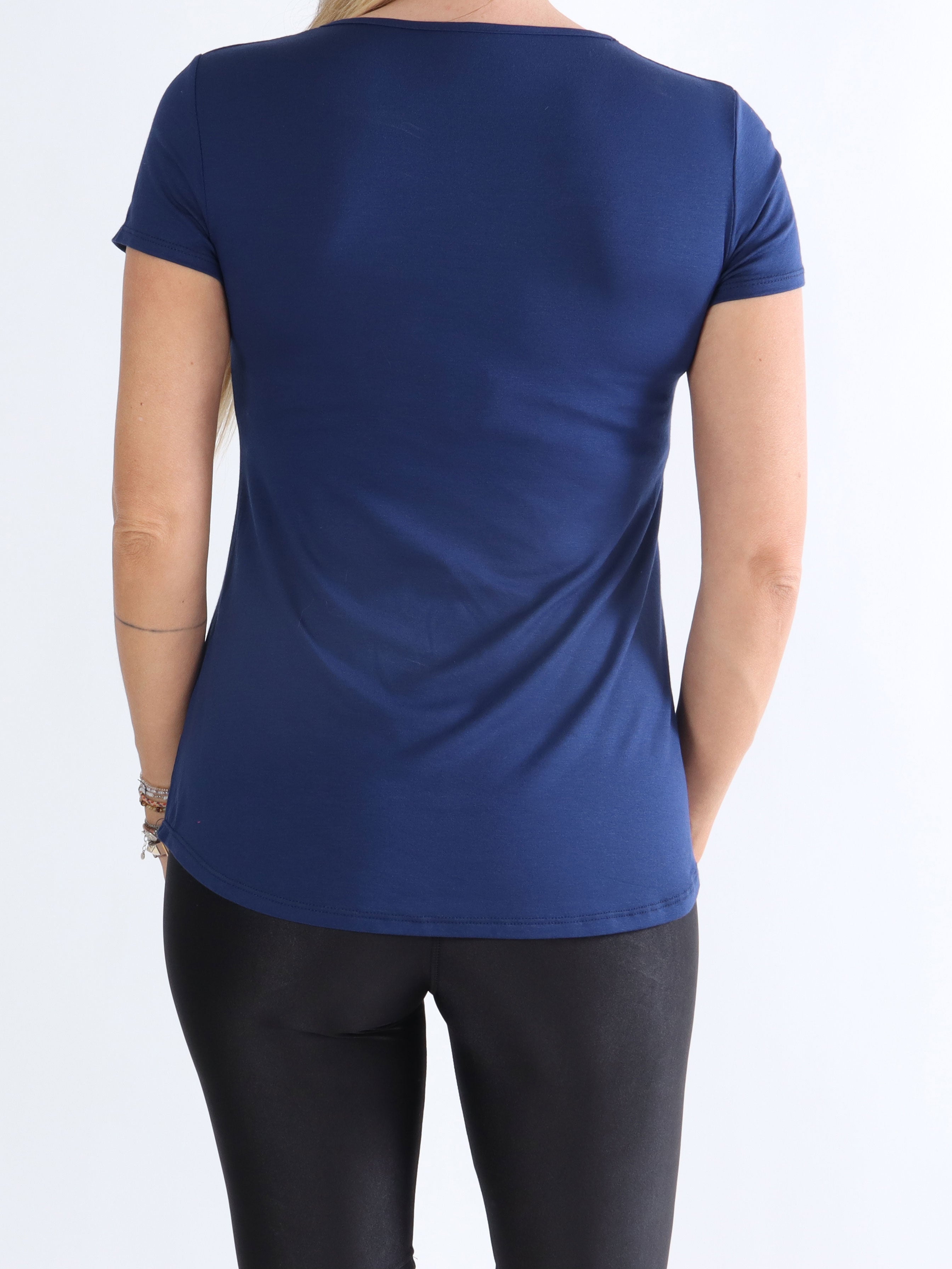 Otine Short - Enkel blus med korta ärmar (bestseller)